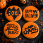 Halloween Messages Cookie Stencil