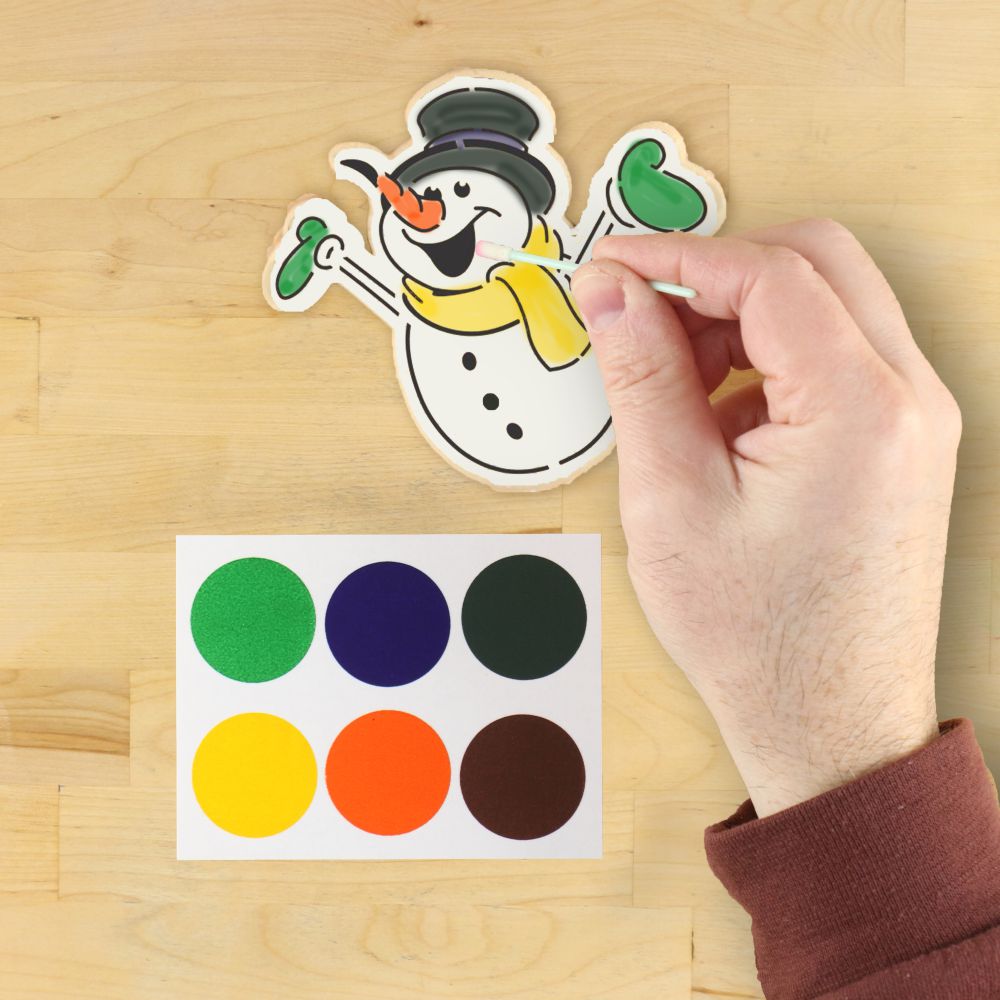 Snowman Paint Your Own Cookie Stencil with Cookie Cutter