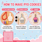 How to use the Birthday Cupcake Paint Your Own Cookie Stencil