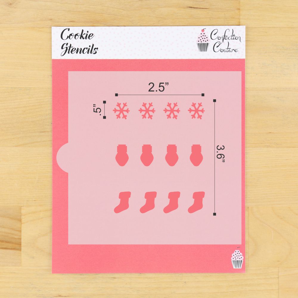 Christmas PYO Paint Palette Cookie Stencil