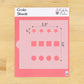 Basic Shapes PYO Paint Palette Cookie Stencil