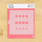 Basic Shapes PYO Paint Palette Cookie Stencil