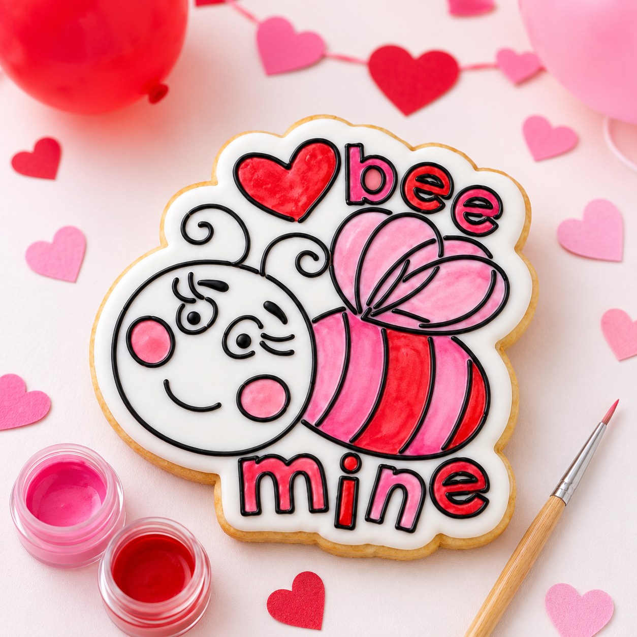 Love Bug Paint Your Own Cookie Stencil
