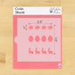Easter Paint Palette Cookie Stencil