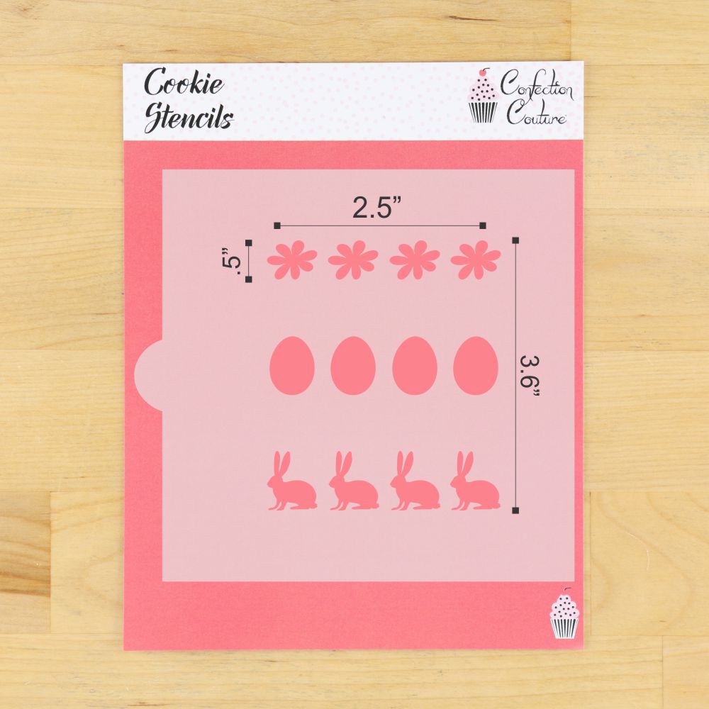 Easter Paint Palette Cookie Stencil