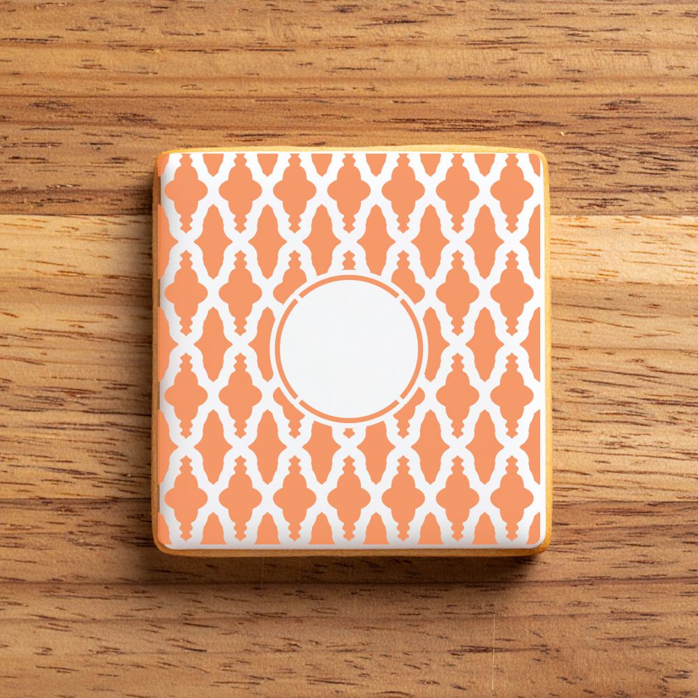 Nador Monogram Background Cookie Stencil