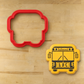 School Bus Cookie Stencil