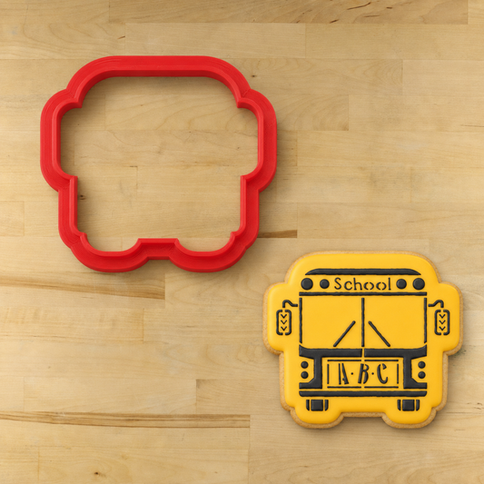 School Bus Cookie Stencil