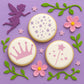 Princess Round Cookie Stencil 3 Pc Set