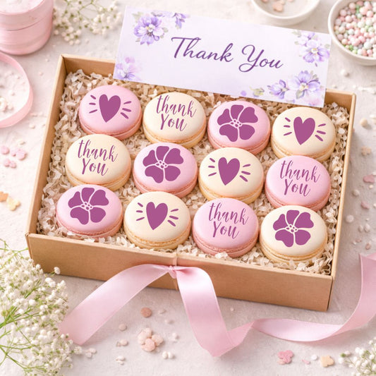 Thank You Round Cookie Stencil 3 Pc Set