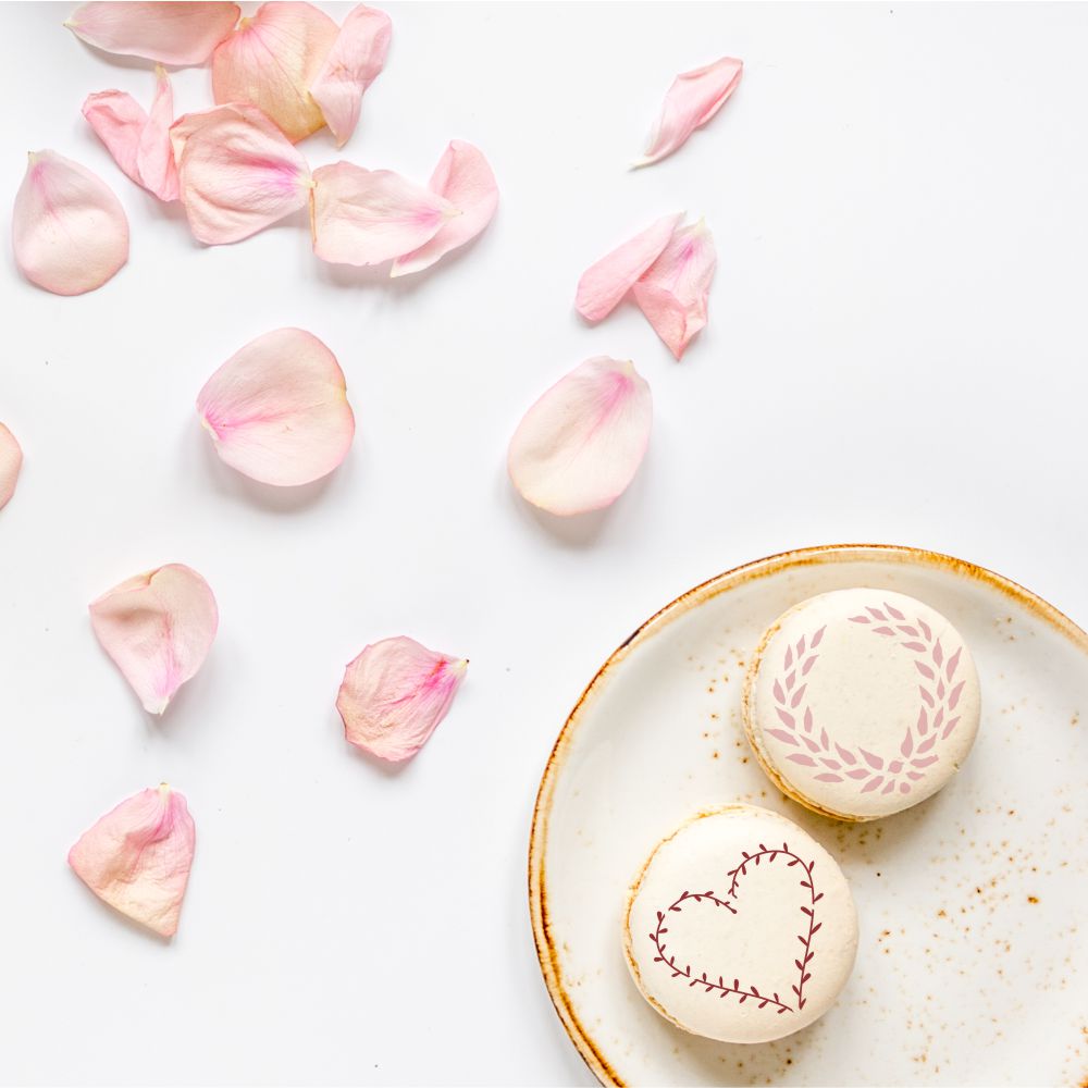 Laurel Wreath Round Cookie Stencil 3 Pc Set