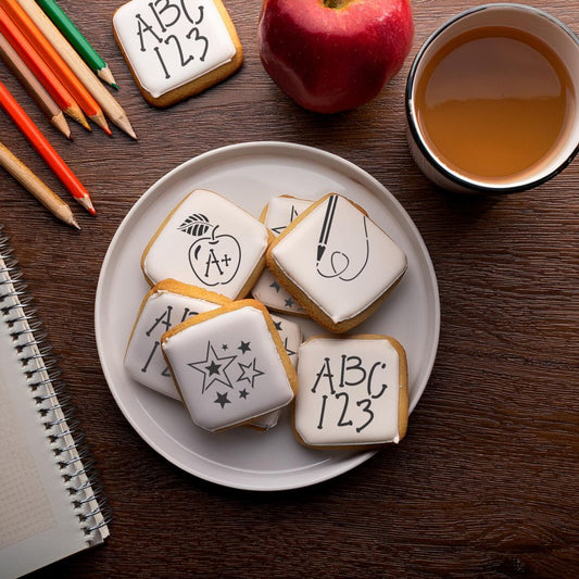 Back to School Cookie Stencil