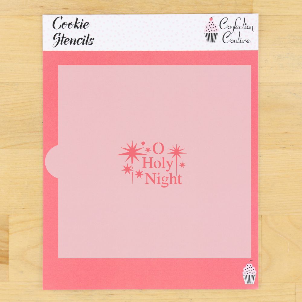 Oh Holy Night Cookie Stencil