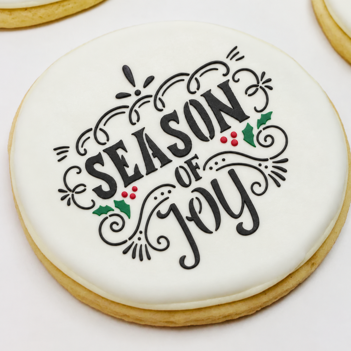 Season of Joy Cookie Stencil