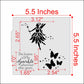 Fairy Dust Cookie Stencil Dimensions