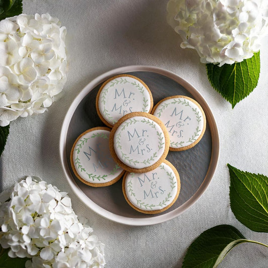 Mr. and Mrs. Cookies for Weddings