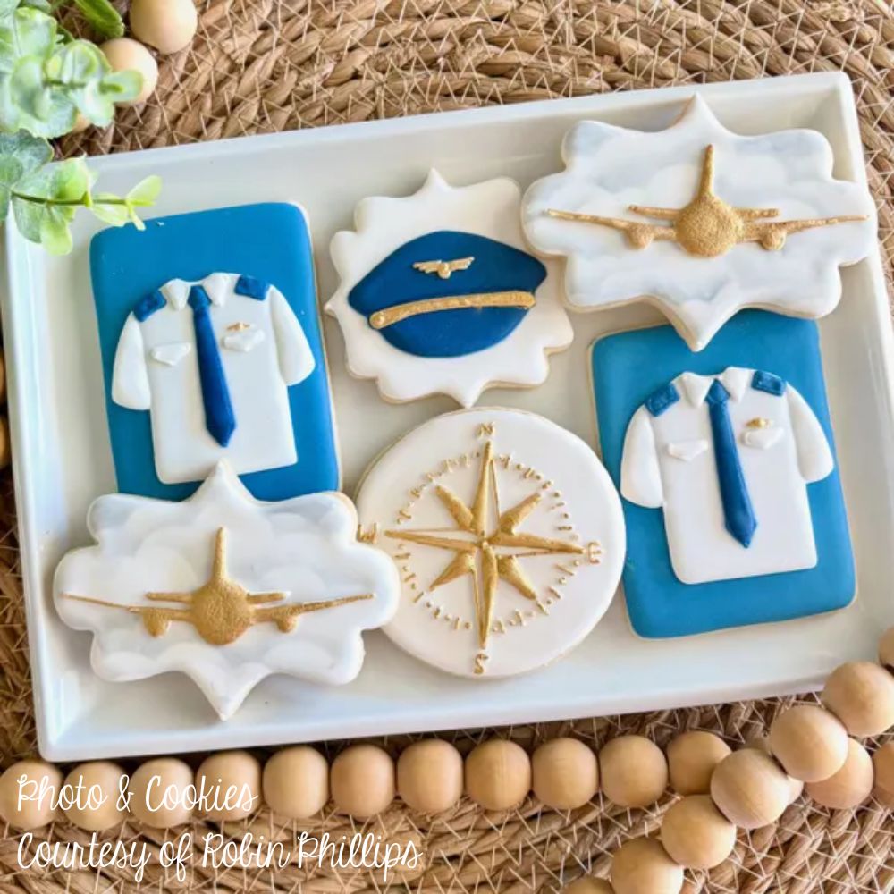 Clouds Cookie Stencil Edger