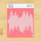 Pine Trees Cookie Stencil Edger