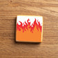 Flames Cookie Stencil Edger
