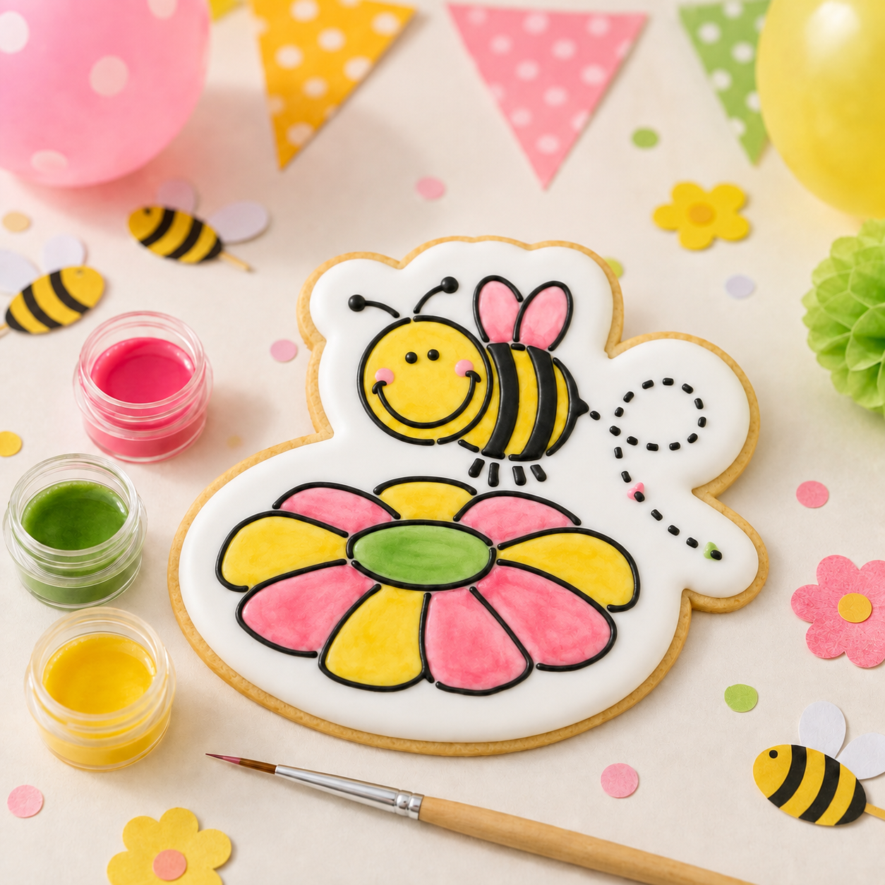 Busy Bee Paint Your Own Cookie Stencil
