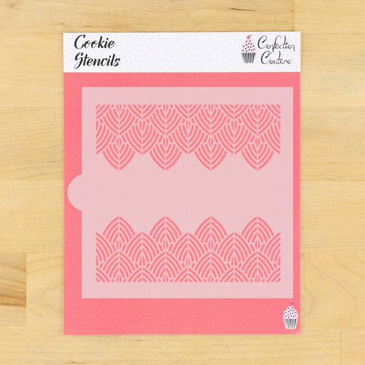 Edison Lace Border Cookie Stencil