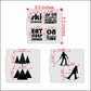 Skiing Cookie Stencil Bundle