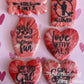 Galentine's Day Cookie Stencil Set