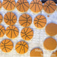 Basketball Cookie Stencil