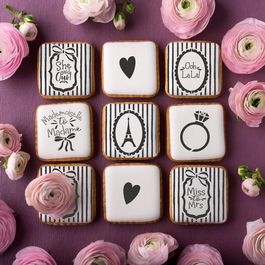 She Said Oui Parisian Wedding Cookie Confection Collection