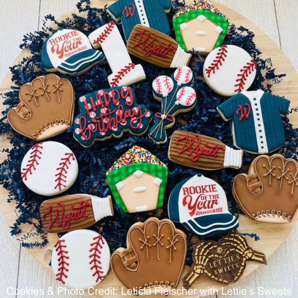 Baseball first birthday fashion bundle