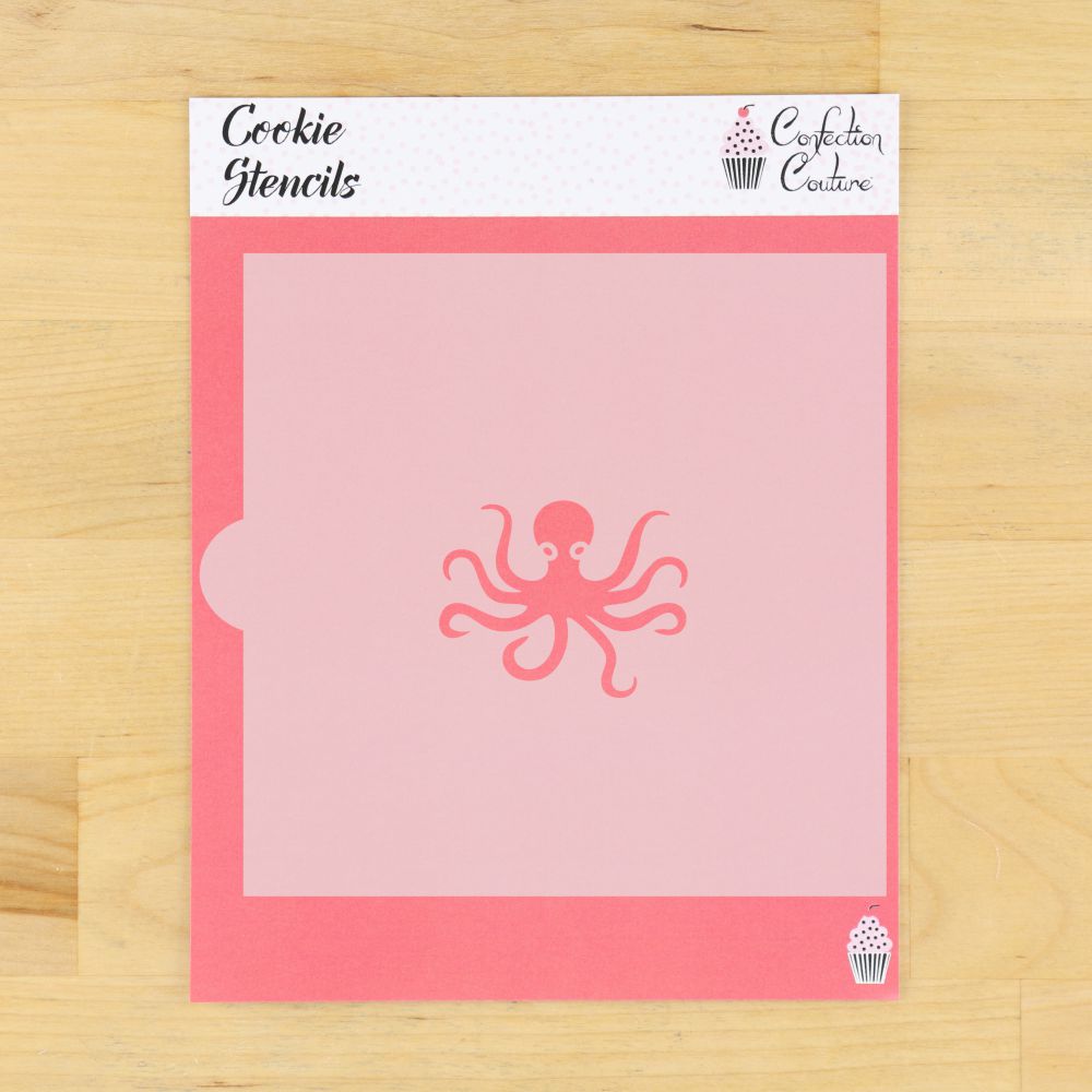 Octopus Cookie Stencil