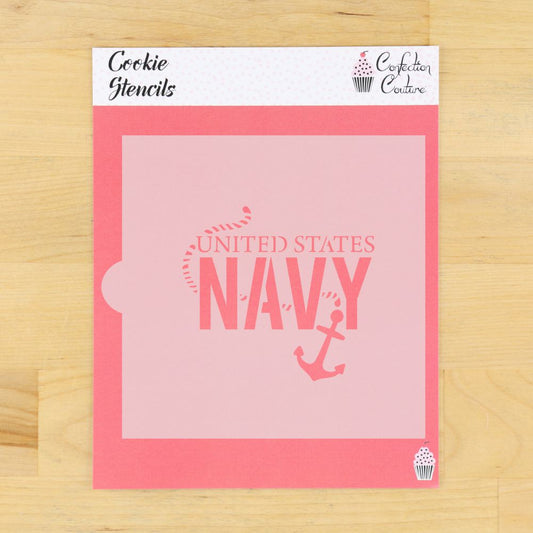 United States Navy Cookie Stencil
