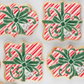 Candy Cane Gift Wrap Cookie Stencil With Masking Piece