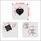 Love You to Pieces Cookie Stencil Set With Matching Cutters