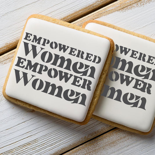 Empowered Women Cookie Stencil