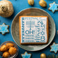 Hanukkah Subway Background Cookie Stencil