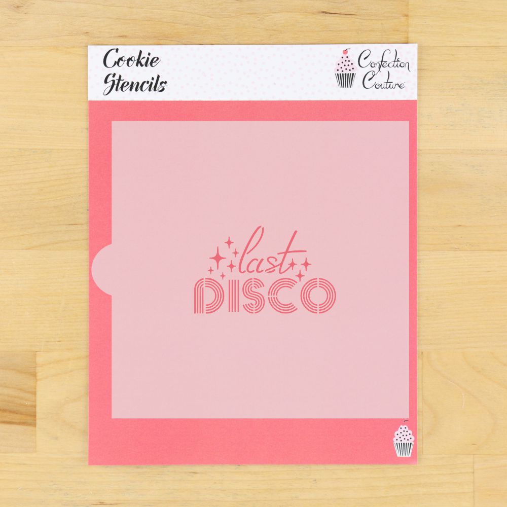 Disco Themed Bridal Shower Cookie Stencil Set