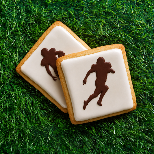 Football Players Cookie Stencils