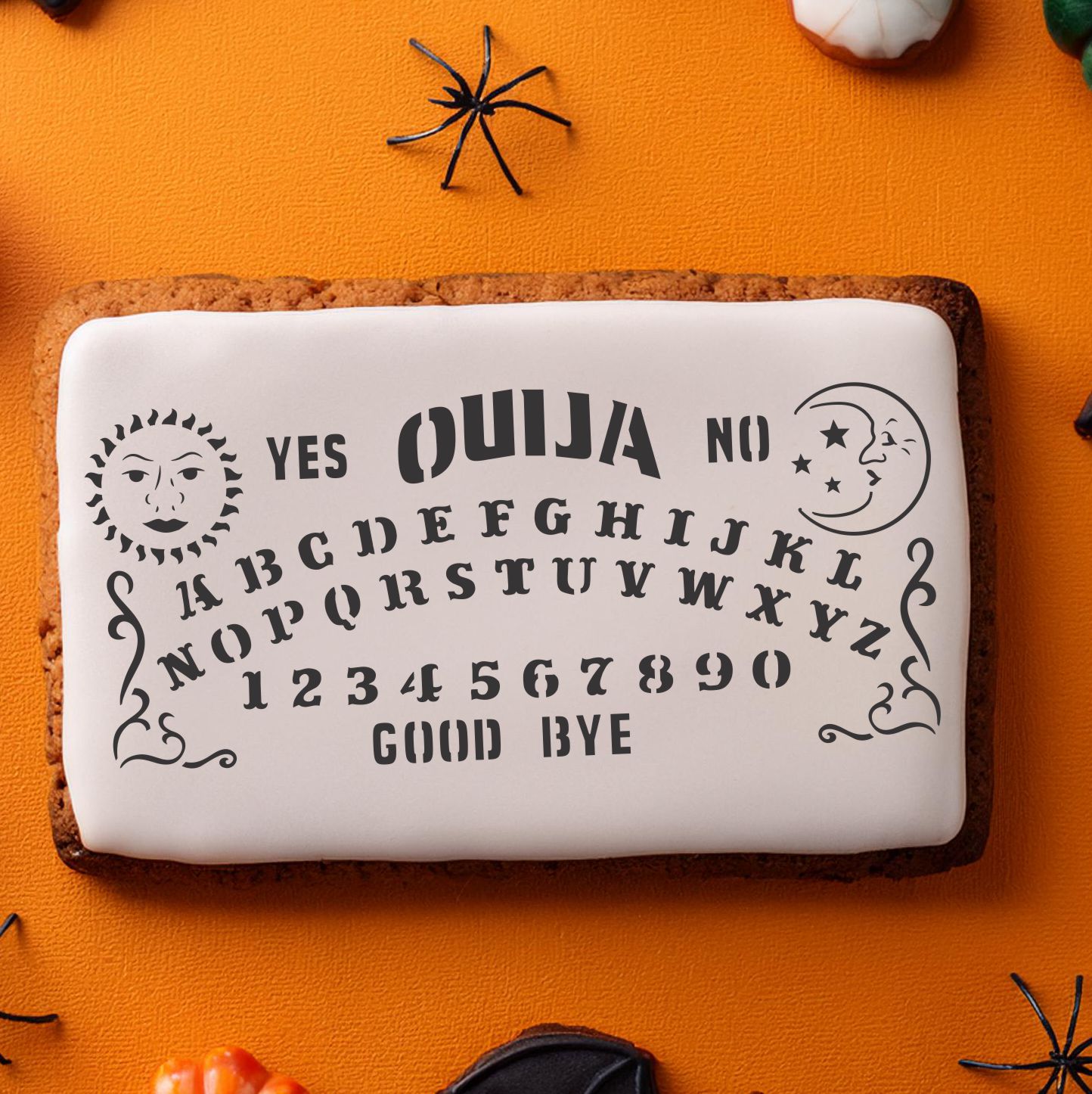 Ouija Board Cookie Stencil