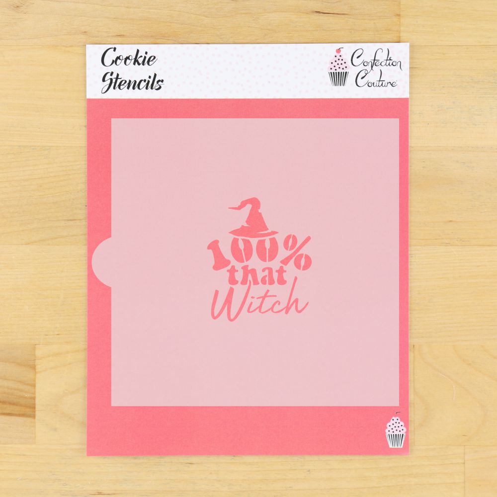 Boo Witch Halloween Cookie Stencils