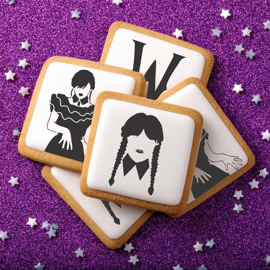 Wednesday Cookie Stencil Set