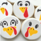 Turkey Faces Thanksgiving Cookie Stencil Set