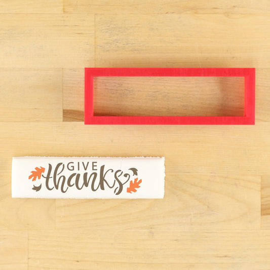 Give Thanks Cookie Stick Stencil