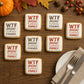 Wine Turkey Family Thanksgiving Cookie Stencil