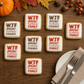 Wine Turkey Family Thanksgiving Cookie Stencil