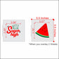 Watermelon Sugar Cookie Stencil Set