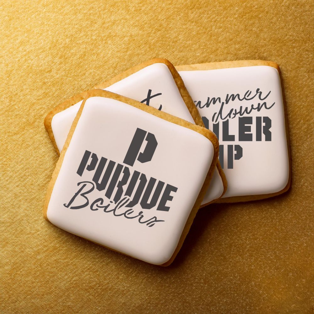 Purdue Boiler Up Cookie Stencil Set