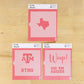 Texas A&M Aggies Cookie Stencil Set