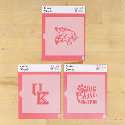 Kentucky Wildcats Cookie Stencil Set