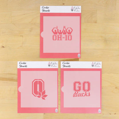 Buckeyes Cookie Stencil Set